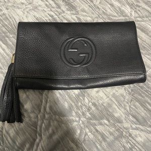 Black Gucci Soho Clutch